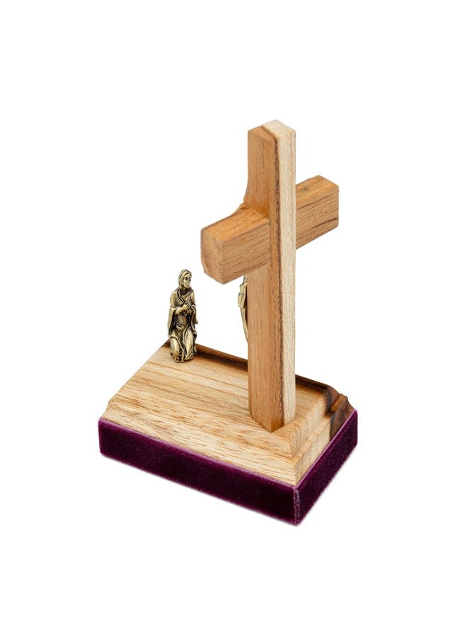 Intercession Crucifix with Mary Kneeling at the Foot of the Cross - Image 4